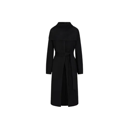 JZ. ANNAKRO Пальто Женское Без рисунка Черное