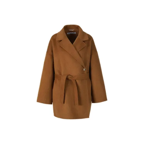 Acne Studios Пальто Женское Коричневое