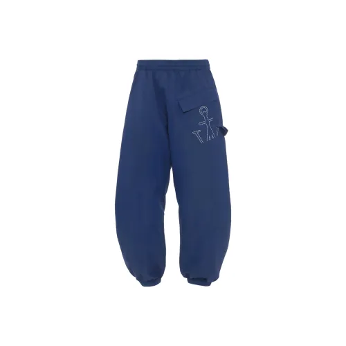 JW Anderson Синие Женские Повседневные Брюки