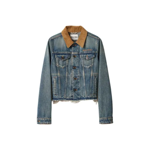 MIU MIU SS25 Denim Jacket Женская Blue