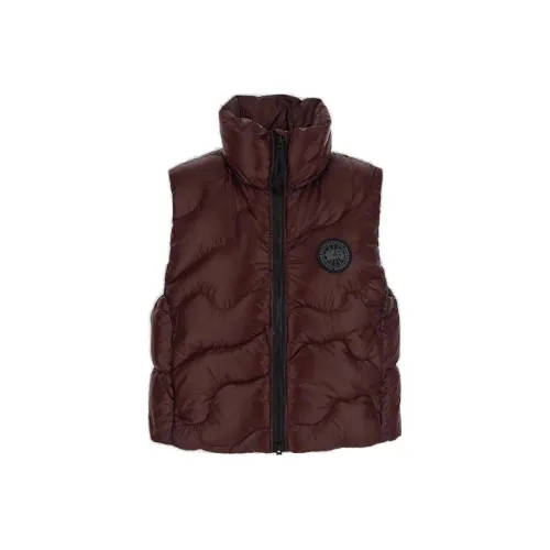 Canada Goose Красный Женский Пуховый жилет