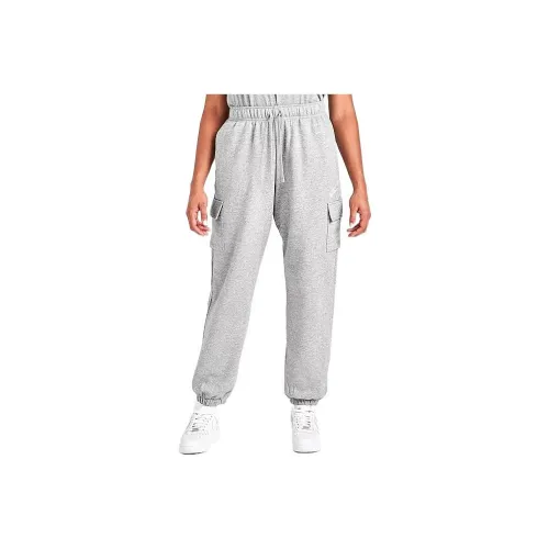 NIKE Серые Женские Вязаные Тренировочные Брюки