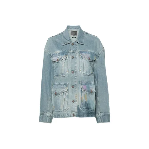 R13 SS24 Denim Jacket Women's Blue