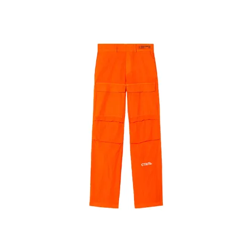 HERON PRESTON Апельсиновые Женские Вязаные Спортивные Брюки