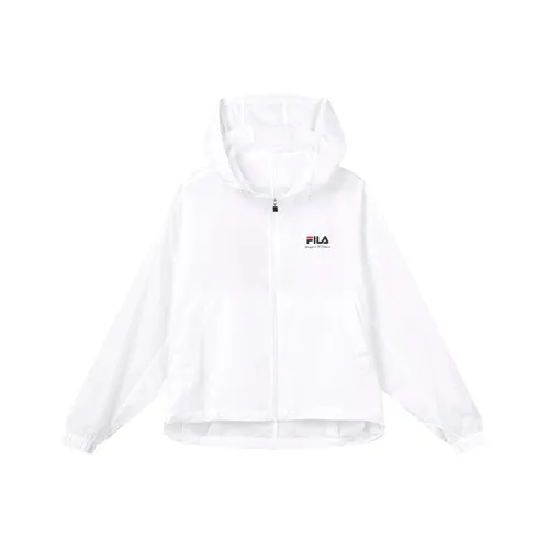 FILA Стандартный белый Женская одежда с защитой от УФ-лучей