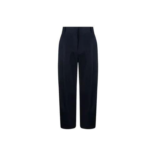 MaxMara Темно-синие Женские Повседневные Брюки