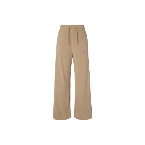 NIKE Хаки Женские Вязаные Спортивные брюки