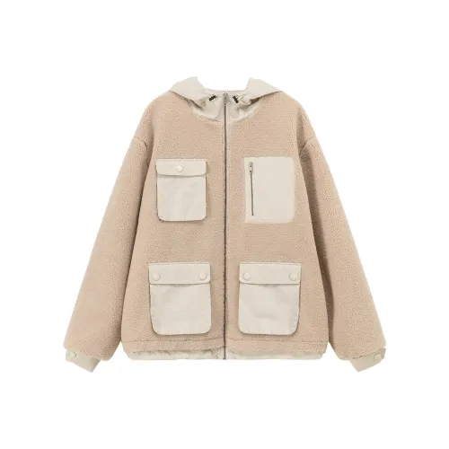 NO ONE ELSE Бархат Feel Куртка Унисекс Бежевый Абрикос