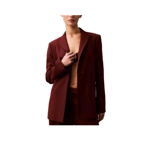 Calvin Klein Бизнес-костюм женский цвет ржаво-красный