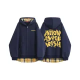 Темно-синий и желтый [утолщенный и с флисовой подкладкой]