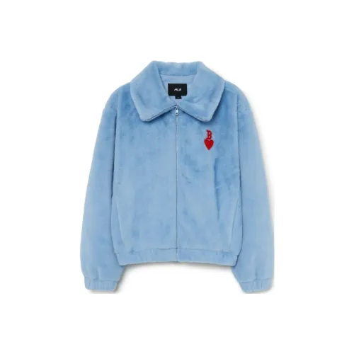 MLB Синие Женские Бархатные Куртки