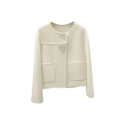 Cypress House Cropped Jacket Women's Ecru Куртка Cypress House укороченная женская цвет экрю