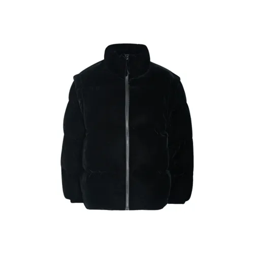 Little Pull Хлопковый пуховик женский черный