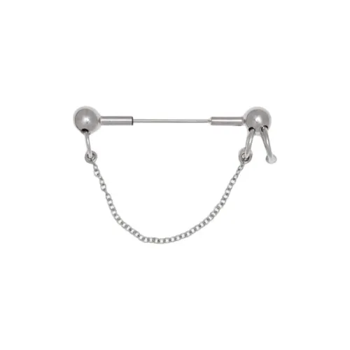 Jean Paul Gaultier Латунь Броши Женские Серебристые