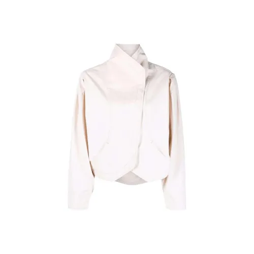 ISABEL MARANT Белое Женское Короткое Пальто