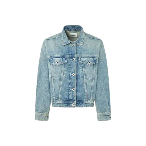 Pepe Jeans Синие Женские Джинсовые Куртки