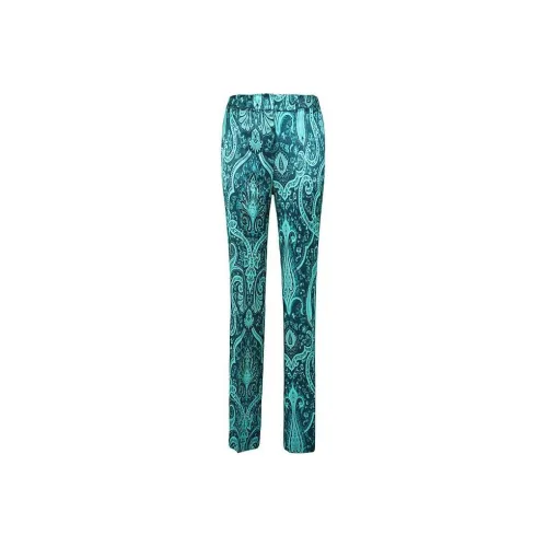 ETRO Зеленые Женские Повседневные Брюки