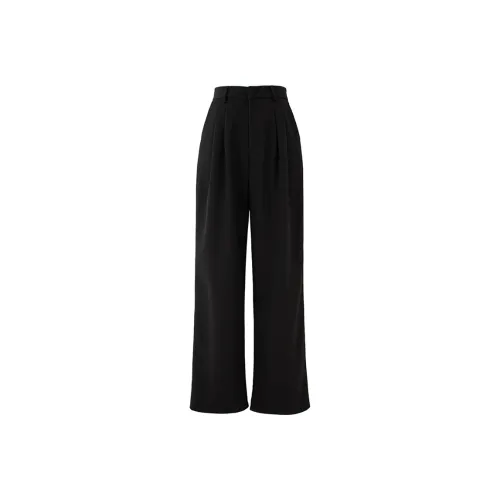 SOON FLOWER Весна Повседневные Брюки Женские Черный