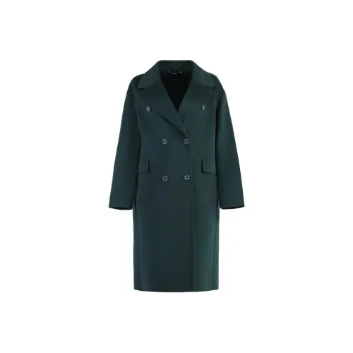 'S MAX MARA Зеленое Женское Пальто