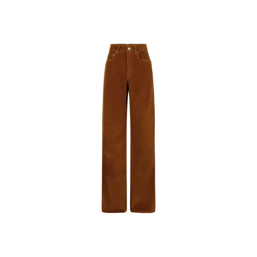 Paco Rabanne FW24 Повседневные брюки Женские Hazelnuts Коричневый