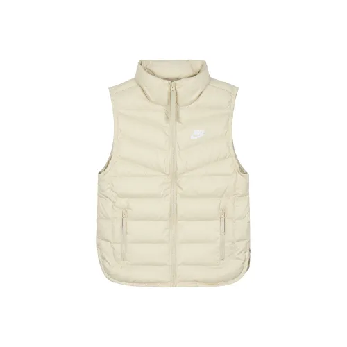 Nike Белый Женский Пуховый жилет