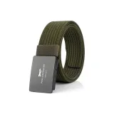 Армейский зеленый с черной застежкой