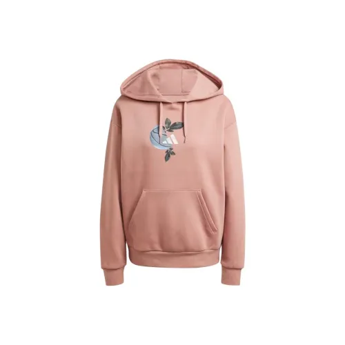 Adidas Толстовка Женская Теплая Глина