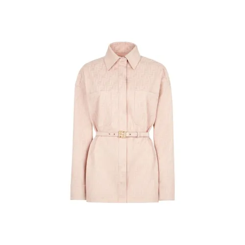 FENDI SS22 Denim Jacket Women's Pink