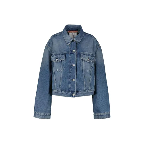 Acne Studios Denim Jacket Women's Blue Acne Studios Деним Куртка Женская Синяя