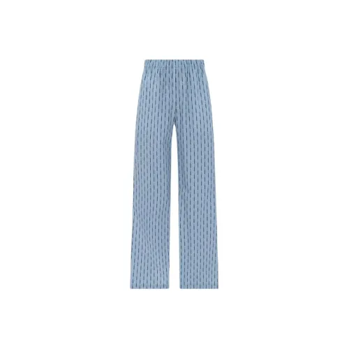 AMIRI Полоска Брюки Повседневные Брюки Женские Синие