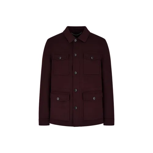 Canali Куртки и Пальто Мужской Синий