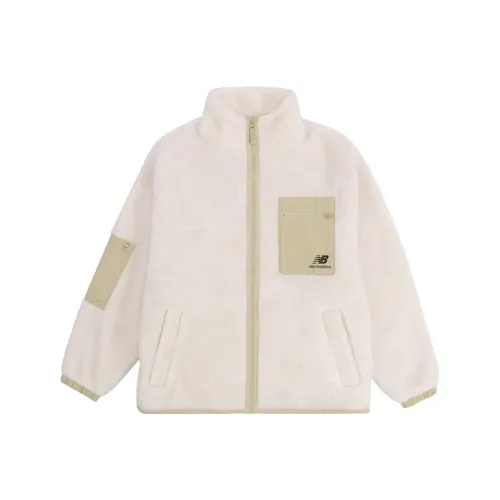 New Balance Бежевые Женские Бархатные Куртки