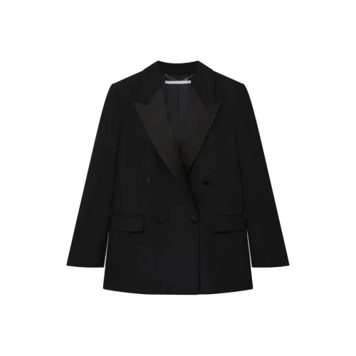 Stella McCartney SS24 Бизнес Костюм Пальто Женское Черное