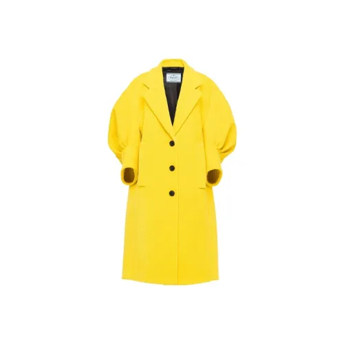 PRADA Желтые Женские Бархатные Куртки