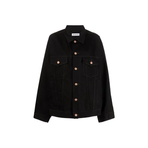 Balenciaga FW22 Denim Jacket Women's Black