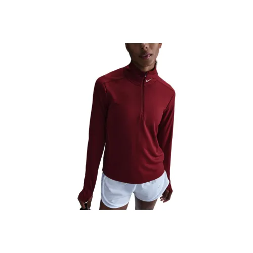 Nike Dri-Fit Спортивная одежда Толстовка Женская Красная