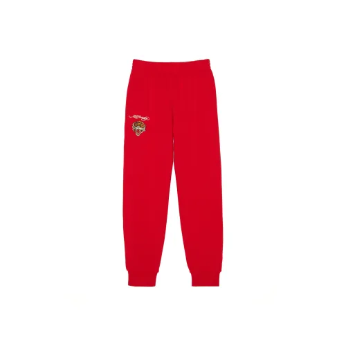 Ed Hardy FW22 Прямой крой Брюки Повседневные Брюки Женские Теплые Неон Розовый Красный