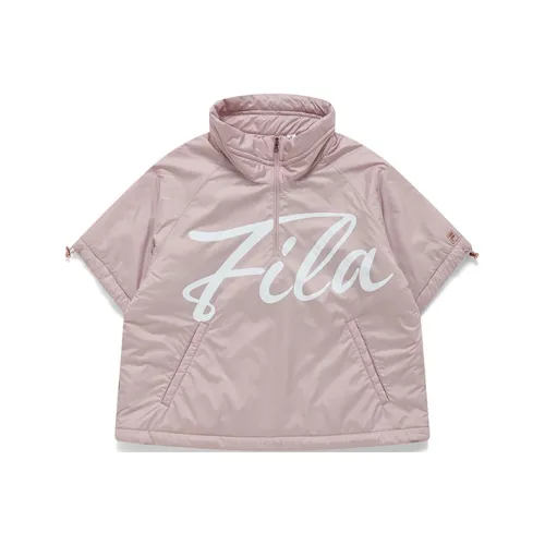 FILA Хлопковый пуховик Женские Чай Сливовый Розовый