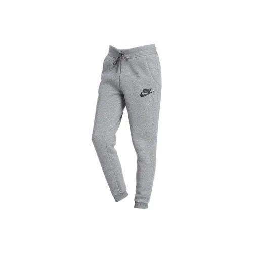 NIKE Серые Женские Вязаные Тренировочные Брюки