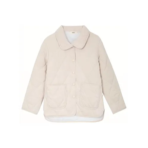 Han Chao Attacked People Пуховая куртка Женская Кремовый Абрикос