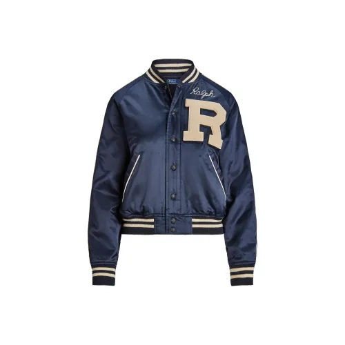 Polo Ralph Lauren FW24 Хлопковый пуховик женский морской синий