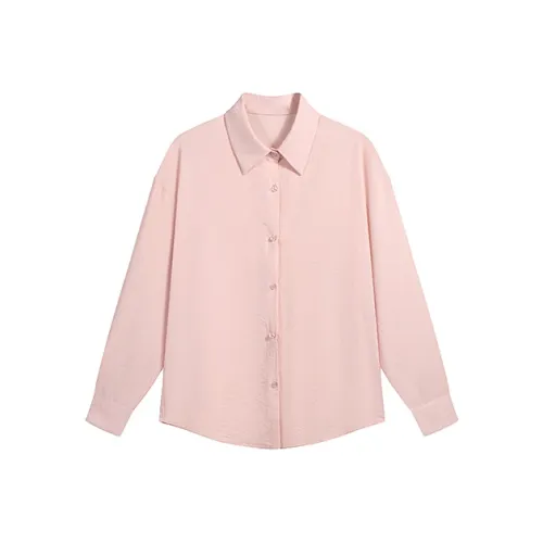 Meanalot Светло-розовые Женские Рубашки