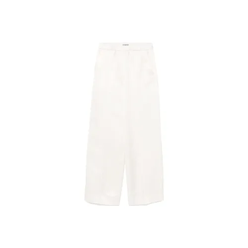 JIL SANDER Белые Женские Повседневные Брюки