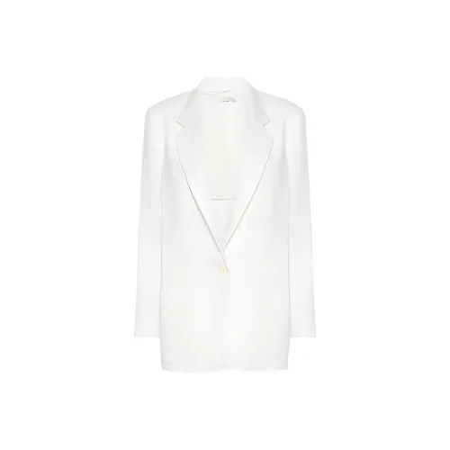 THE ROW SS24 Бизнес Костюм Пальто Женское Экрю