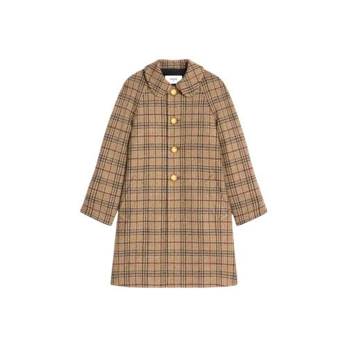 CELINE SS25 Пальто Женское Каштановый