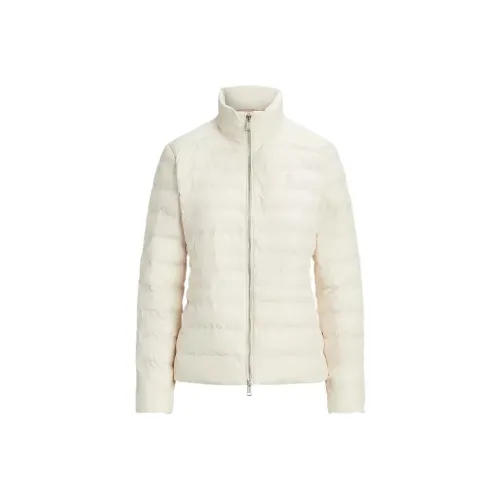 Polo Ralph Lauren FW22 Хлопковый пуховик женский бежевый