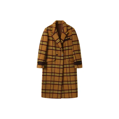 GREEN BELT Винтажное Верблюжье Женское Пальто