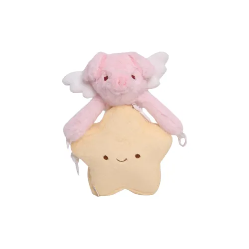 LUNA'S JOURNEY Плюшевая сумка через плечо женская светло-желтая