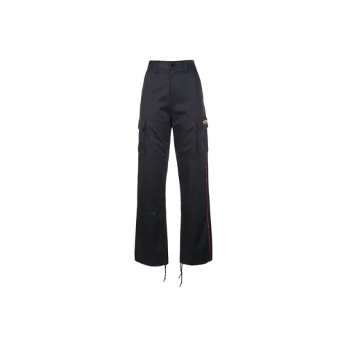 Vetements Темно-синие Женские Повседневные Брюки