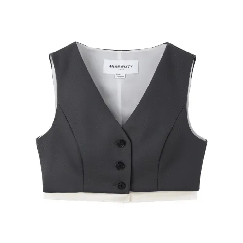 Miss Sixty Жилет Женский Темно-Серый